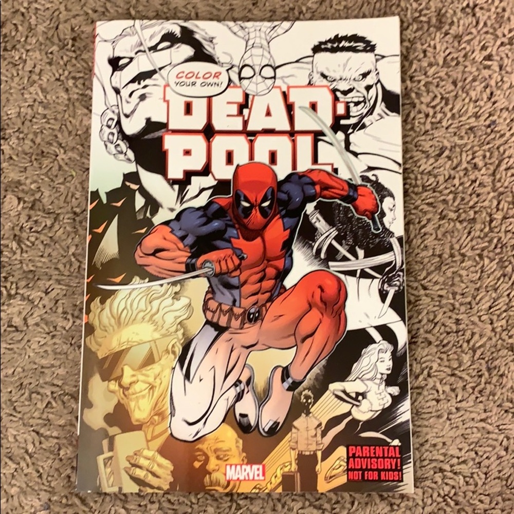 DEADPOOL coloring book